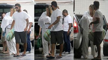 Luana Piovani chega em casa com o filho Dom - André Freitas e Wallace Barbosa/AgNews