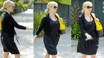 Reese Witherspoon aparece vestida com vestido soltinho, levantando ainda mais as suspeitas de que estaria grávida - The Grosby Group