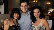 O trio de 'A Novela das Oito': Vanessa Giácomo, Mateus Solano e Claudia Ohana - Francisco Cepeda / AgNews