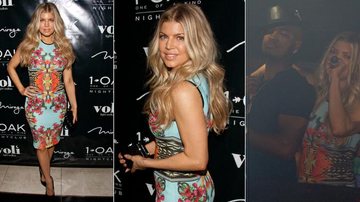 Fergie comemora aniversário e recebe Michael Jordan, Ne-Yo e o marido, Josh Duhamel, em uma festa organizado em um clube de Las Vegas - Splash News / splashnews.com