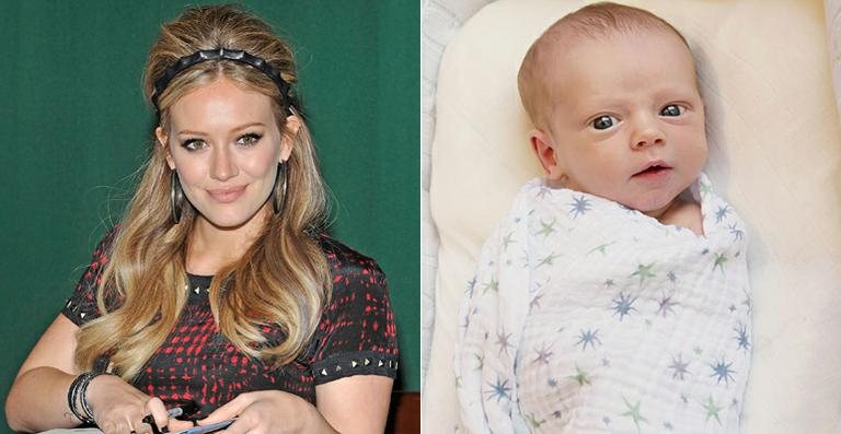 Hilary Duff e o filho, Luca Cruz Comrie - Getty Images / Reprodução