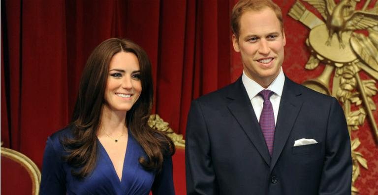 As estátuas de cera de Kate Middleton e Príncipe William - Getty Images
