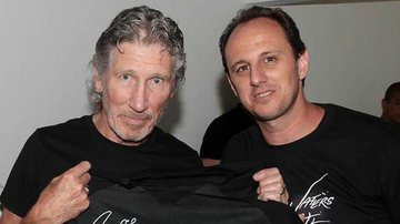 Roger Waters e Rogério Ceni - Facebook / Rubens Chiri/saopaulofc.net