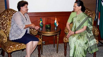 Dilma Rousseff e Sonia Gandhi