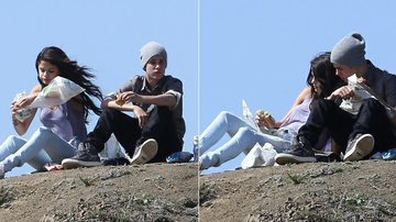 Selena Gomez e Justin Bieber em piquenique - GrosbyGroup