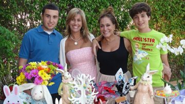 A Páscoa de Susana Vieira e sua família - Divulgação