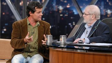 Felipe Camargo e Jô Soares - TV Globo / Zé Paulo Cardeal