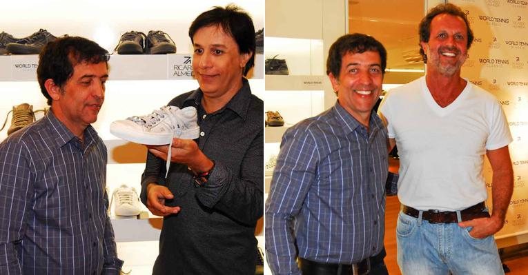 Ricardo Almeida recebe famosos em lançamento de sua linha de tênis - Celso Akin/AgNews