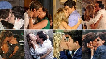 Os beijos apaixonados das novelas - Fotomontagem