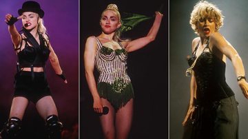 Madonna com sutiã cônico na década de 90 - Getty Images