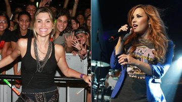Flávia Alessandra vai ao show de Demi Lovato - Marcello Sá Barreto / PhotoRioNews