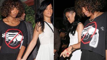 Rihanna de mãos dadas com Melissa Forde, sua suposta amante - Splash News / splashnews.com