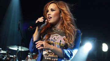 Demi Lovato durante show no Rio de Janeiro - Marcello Sá Barreto / PhotoRioNews
