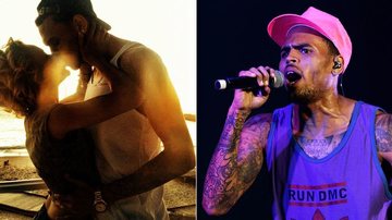 Chris Brown e Karruche Tran - Reprodução/Twitter e Getty Images