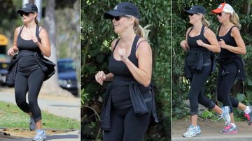 Reese Witherspoon pratica exercícios em Los Angeles, mesmo grávida - The Grosby Group