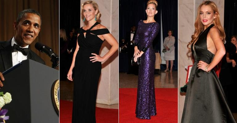 Barack Obama recebe celebridades como Reese Witherspoon, Kate Hudson e Lindsay Lohan na Casa Branca - Reuters / Getty Images