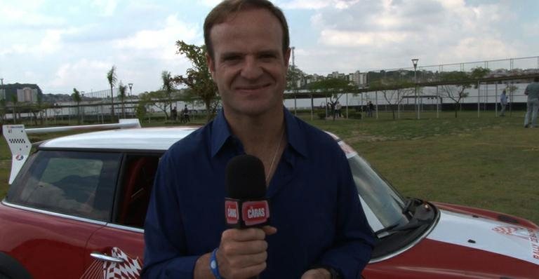Rubens Barrichello fala com a TV Caras - TV CARAS