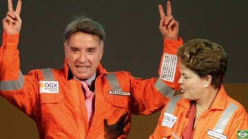 Eike Batista e Dilma Rousseff - Reuters/Ricardo Moraes