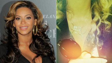 Beyoncé usa colar com o nome da filha - Getty Images; Reprodução/Twitter