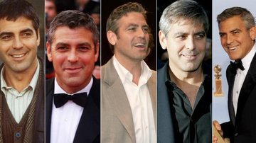 George Clooney em vários momentos - Getty Images