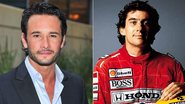Rodrigo Santoro pode interpretar Ayrton Senna no cinema - Foto Montagem