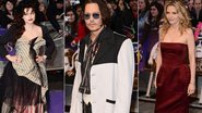 Helena Bonham Carter, Johnny Depp e Michelle Pfeiffer divulgam 'Sombras da Noite' em Londres - Getty Images