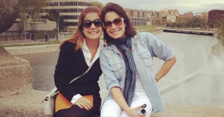 Nívea Stelmann e Juliana Knust juntas em Madri, na Espanha - Reprodução/Twitter