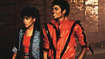 Ola Ray e Michael Jackson no clipe de 'Thriller' - Reprodução
