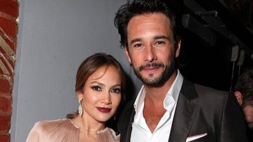 Jennifer Lopez e Rodrigo Santoro na première do filme 'O Que Esperar Quando Você Está Esperando', em Hollywood - Getty Images
