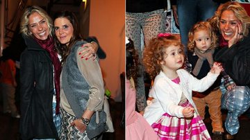 Adriane Galisteu e Vittorio vão ao aniversário de Victória, filha de Mariana Kupfer - Manuela Scarpa/PhotoRioNews