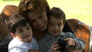 Suzy Rêgo com seus filhos, Marco e Massimo - Arquivo CARAS