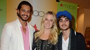 Fiuk, Fiorella Mattheis e Raphael Viana em festa da BrazilFoundation, em Nova York - Splash News / splashnews.com