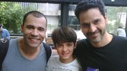 Rodrigo Santana, Eduardo Melo e Bruno Garcia no set de filmagens do filme 'De Pernas pro Ar 2' - Divulgação