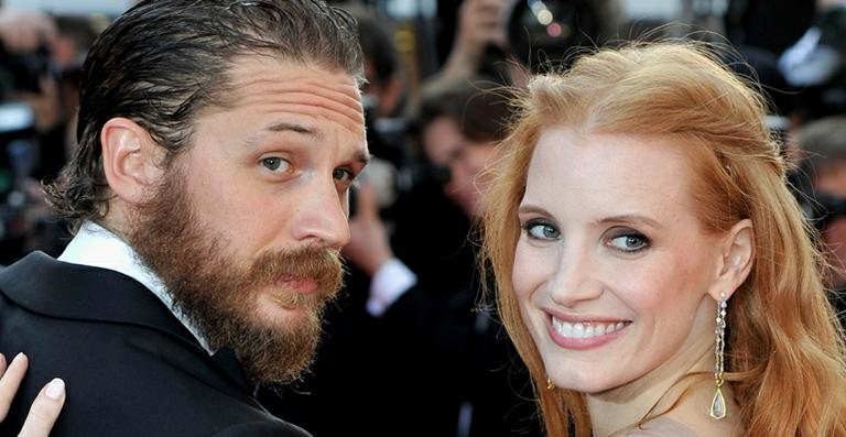 Tom Hardy e Jessica Chastain - Getty Images