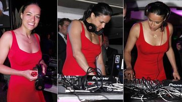 Michelle Rodriguez anima pista de dança em festa na cidade de Cannes, na França - Reprodução/Grosby Group