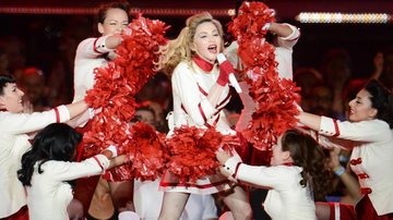 Madonna durante o primeiro show da turnê 'MDNA', em Tel Aviv, em Israel - Getty Images