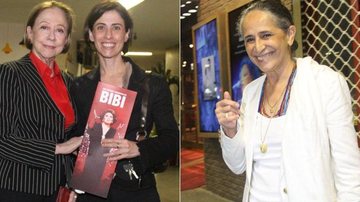 Fernanda Montenegro, Fernanda Torres e Maria Bethânia assistem musical de Bibi Ferreira no Rio de Janeiro - Onofre Veras / AgNews