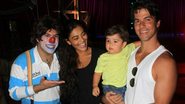 Juliana Paes e Carlos Eduardo Baptista levam Pedro ao circo - Delson Silva / AgNews