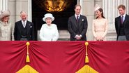 Com a Família Real, a rainha Elizabeth II encerrou as comemorações por seus 60 anos de reinado - Getty Images