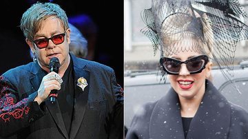 Elton John e Lady Gaga - Getty Images/Grosby