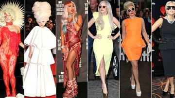 Lady Gaga: do excêntrico ao quase básico - Fotomontagem