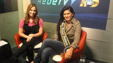 Estela Freitas conversa com Luciana Marinho, Miss Mundial Universo, em SP.