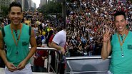 Christian Chávez participa da Parada Gay em São Paulo - Twitter/Reprodução