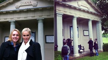Ana Hickmann visita túmulo e memorial da princesa Diana - Reprodução / Twitter
