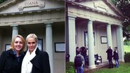 Ana Hickmann visita túmulo e memorial da princesa Diana - Reprodução / Twitter