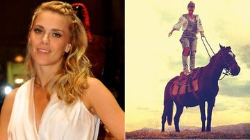 Carolina Dieckmann mostra habilidade e equilíbrio em cima do cavalo - Fábio Miranda; Instagram/Reprodução