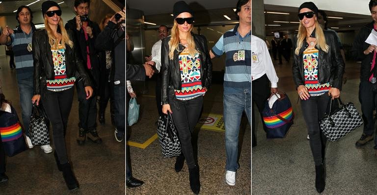 Paris Hilton desembarca em São Paulo - Manuela Scarpa/Foto Rio News
