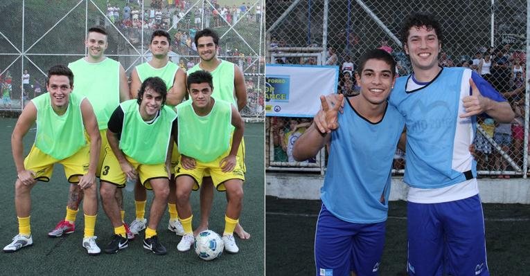 Galãs participam de futebol beneficente no Rio - Thyago Andrade / Photo Rio News