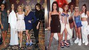 Spice Girls: nesta terça-feira, 26, no lançamento de 'Viva Forever!'; e em uma foto tirada em outubro de 1997 - Getty Images