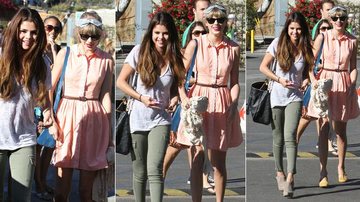 Selena Gomez e Taylor Swift passeiam juntas por Los Angeles, Estados Unidos - Reprodução/Grosby Group